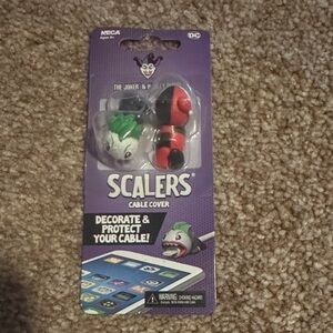 Scalers Cable Cover - Joker & Harley Quinn Red/Black and White/Green